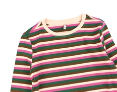 Kids ONLY tropical peach/fuchsia rose stribet top